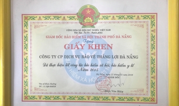 Dịch vụ bảo vệ chuyên nghiệp Đà Nẵng đã thực hiện tốt công tác BHXH, BHYT năm 2015