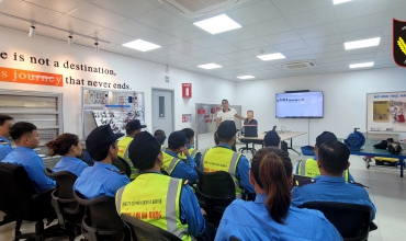 Tổ chức đào tạo sơ cứu thương cho nhân viên bảo vệ tại nhà máy Heineken Hà Nội và Tiền Giang