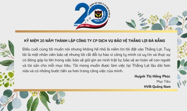 Huỳnh Thị Hồng Phúc - Bài phát biểu cảm nghĩ về công ty