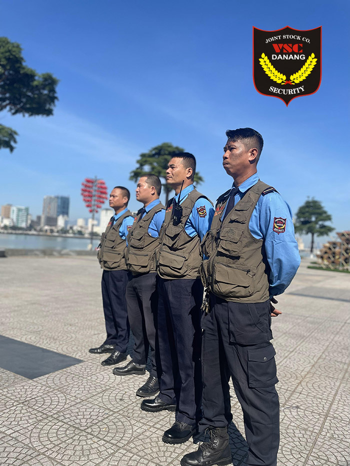 Lực lượng bảo vệ tại Quảng Ngãi công ty Thắng Lợi