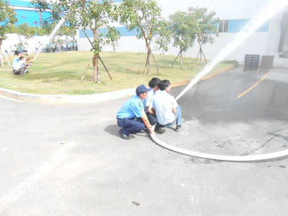 Công ty bảo vệ Đà Nãng tổ chức diễn tập phòng cháy chữa cháy tại Foster Hòa Cầm 2